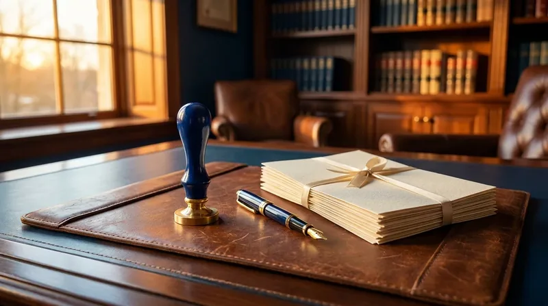 Business formation folders and a closed laptop on a lamp-lit desk, How to Use MyFloridaLicense (DBPR)