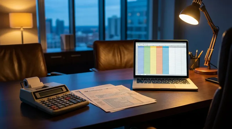 Business formation folders and a closed laptop on a lamp-lit desk, Florida Local Business Tax Receipt (BTR)